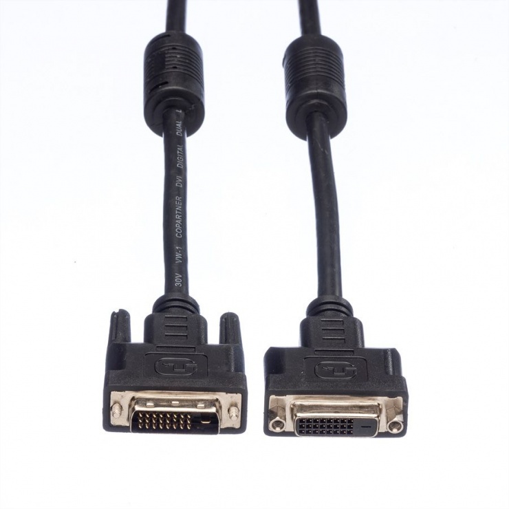 Imagine Cablu prelungitor DVI-D Dual Link 24+1 pini T-M 5m, Value 11.99.5565-1