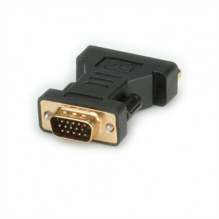 Imagine Adaptor VGA la DVI-I Dual Link 24+5pini la VGA T-M, Roline 12.03.3110