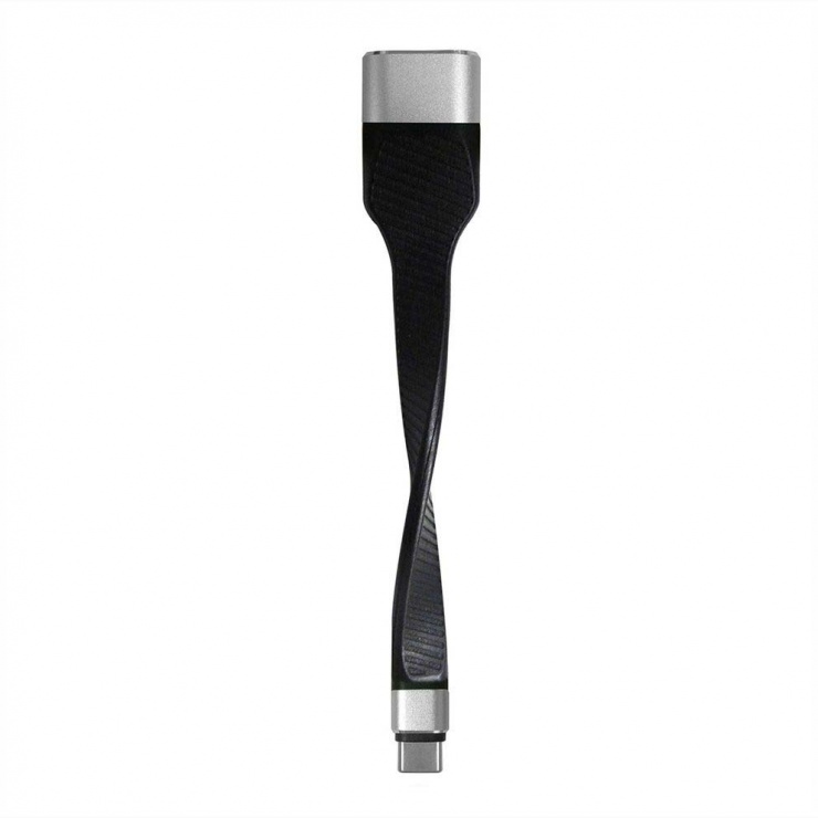 Imagine Adaptor USB tip C la HDMI 4K T-M Negru 0.13m, Roline 12.03.3212-1