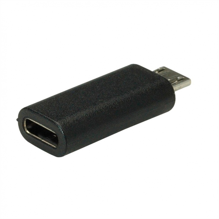 Imagine Adaptor micro USB 2.0 la USB-C T-M Negru, Value 12.99.3192