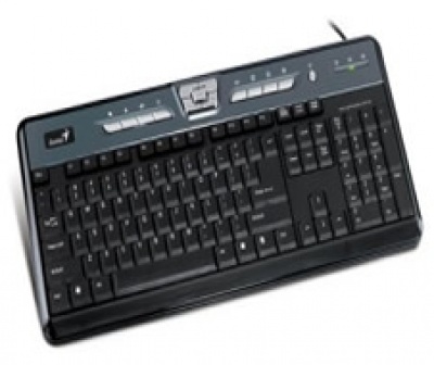 Imagine Tastatura Genius PS/2 SlimStar 310 Multimedia Black