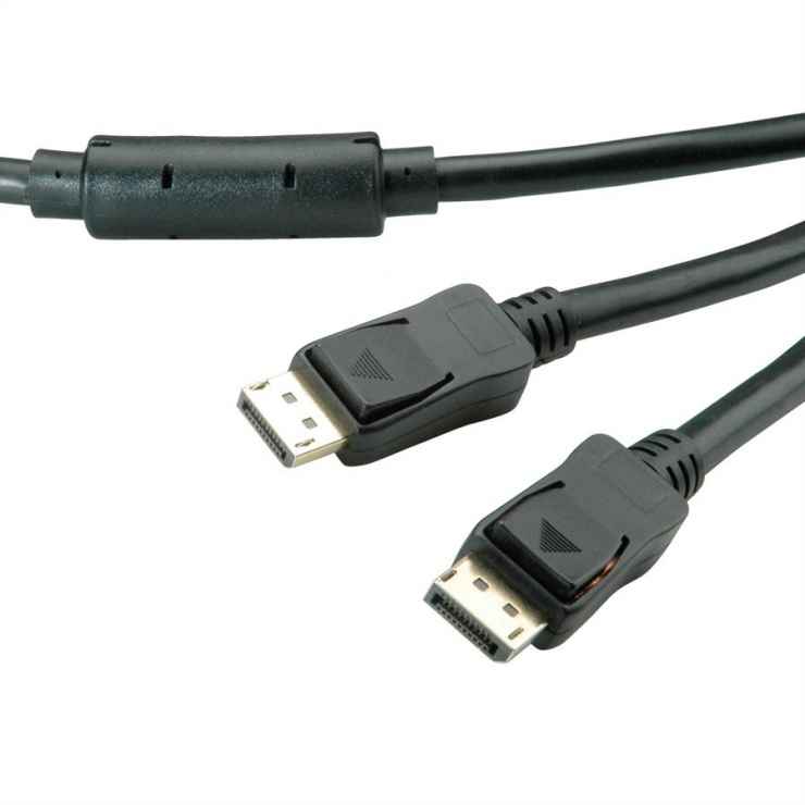 Imagine Cablu Displayport activ v1.2 T-T 20m Negru, Value 14.99.3496-2