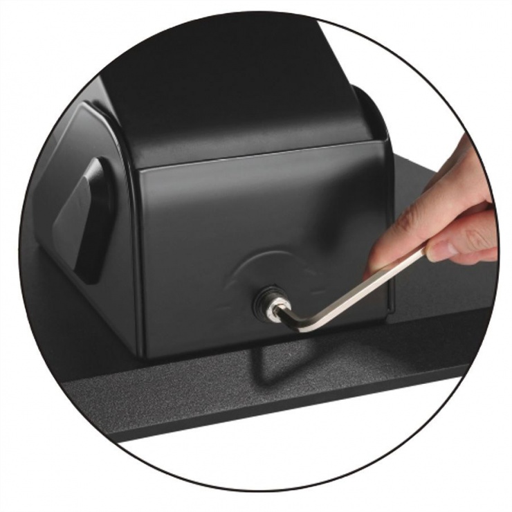 Imagine Workstation ajustabila pentru desktop Negru, Value 17.99.1177