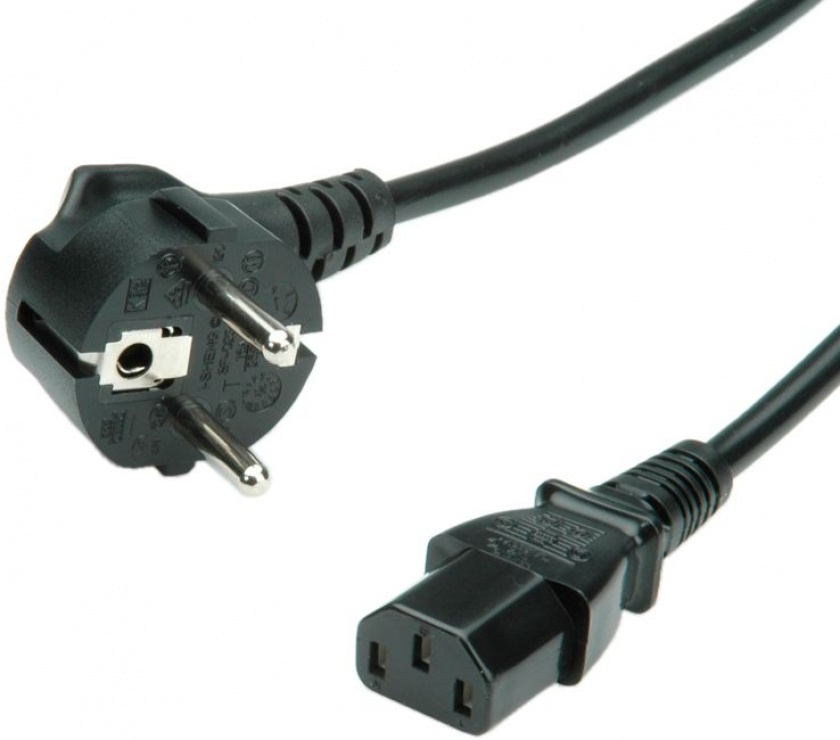 Imagine Cablu de alimentare PC MYCON IEC320 C13 1.8m negru, CON2309