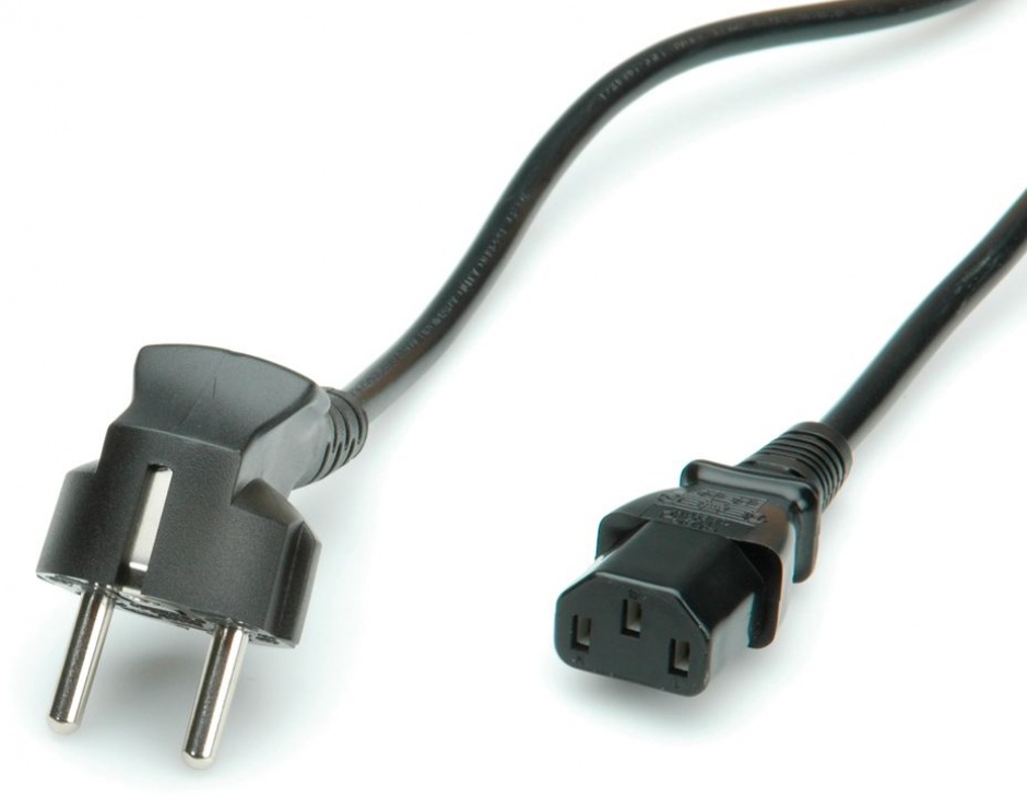 Imagine Cablu de alimentare PC MYCON IEC320 C13 1.8m negru, CON2309-1