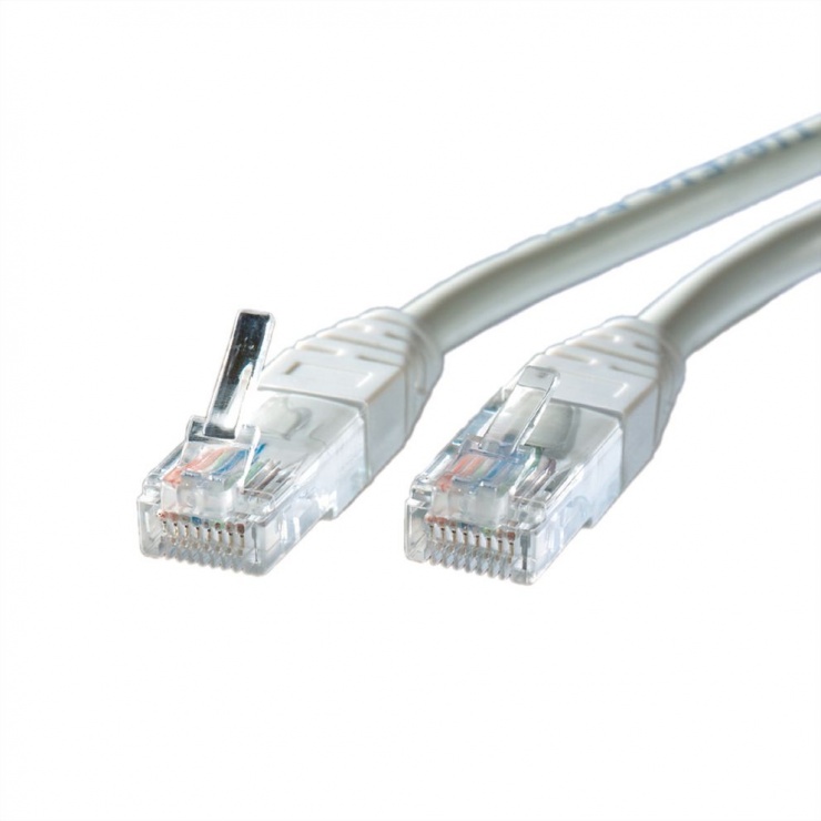 Imagine Cablu retea UTP Cat.5e gri 10m cupru, Roline 21.15.0510