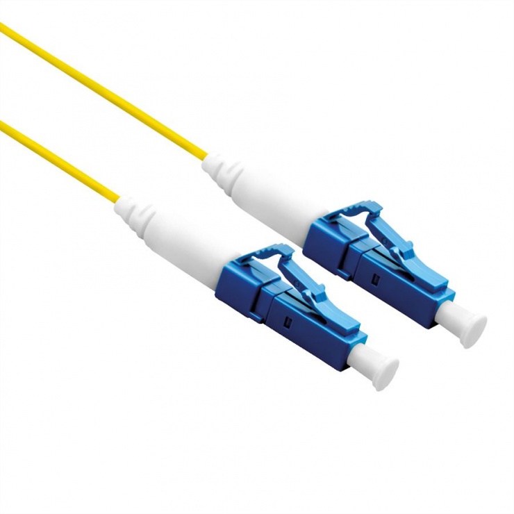 Imagine Cablu Jumper fibra optica LC-LC OS2 UPC Simplex LSOH 7m, Roline 21.15.8846