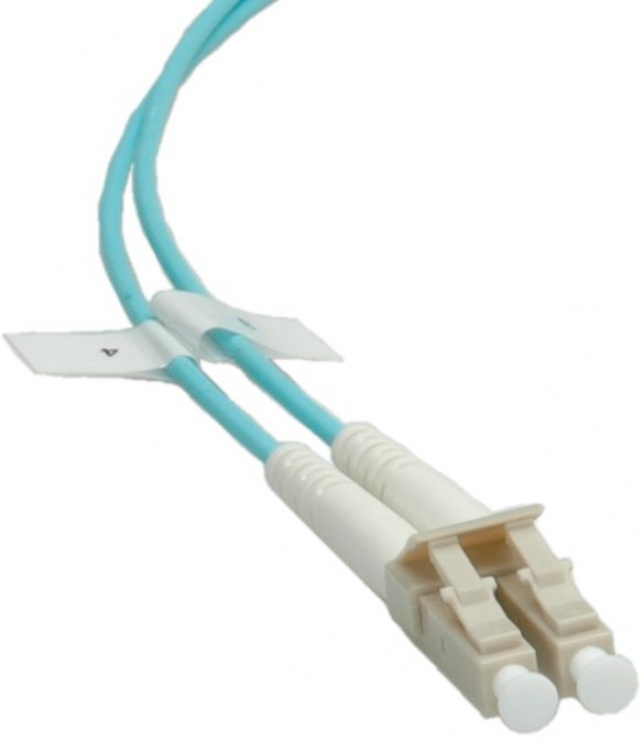 Imagine Cablu fibra optica OM3 MPO/12x LC turcoaz 2m, Roline 21.17.0300