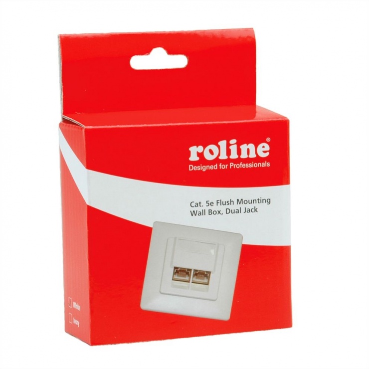 Imagine Priza RJ45 ingropata Cat. 5e neecranata, Roline 25.16.8506-1