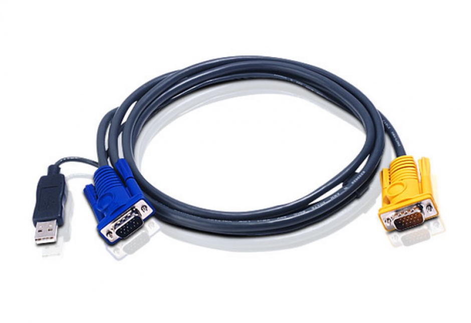 Imagine Set cabluri pentru KVM USB-PS/2 2 m, ATEN 2L-5202UP