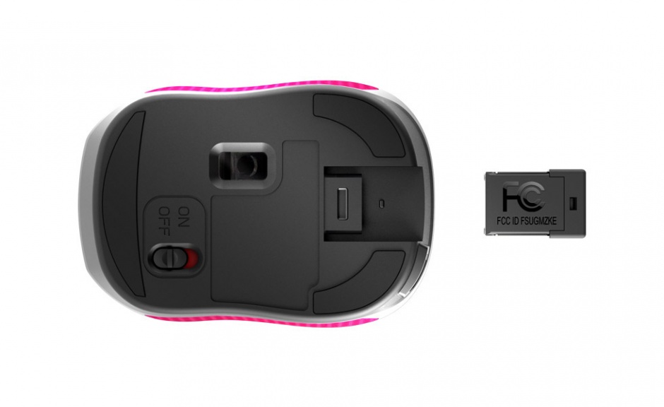 Imagine Mouse USB wireless Micro Traveler 9000R Pink, Genius  - 4