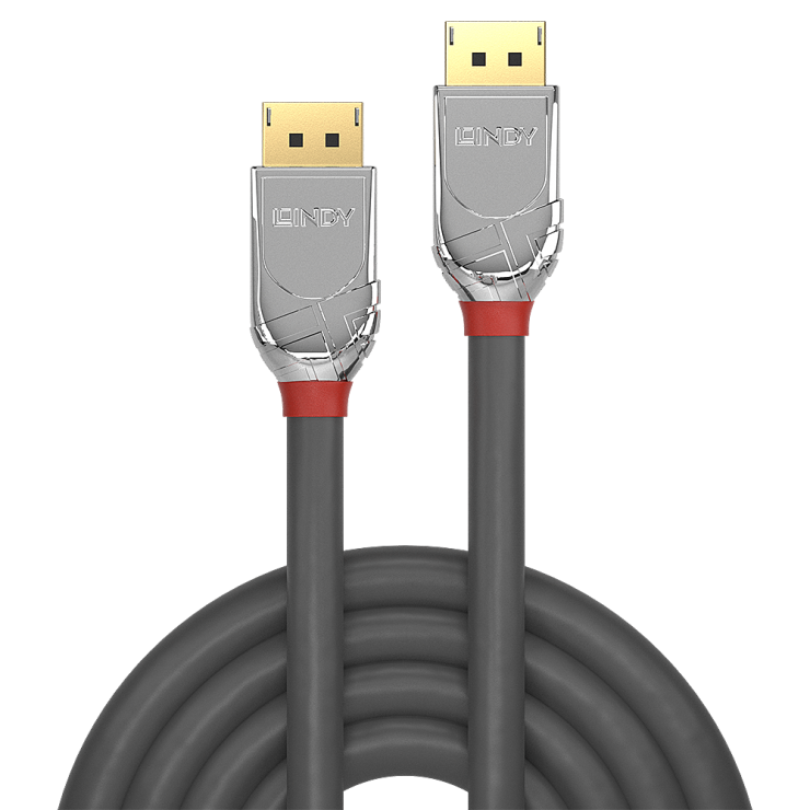 Imagine Cablu DisplayPort 4K@60Hz T-T v1.2 Cromo Line 3m, Lindy L36303-1
