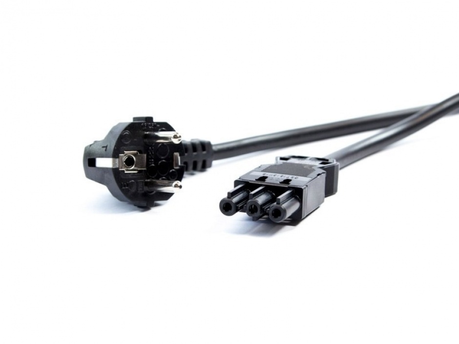 Imagine Cablu de alimentare Schuko la GST18-3 3m negru, Bachmann 375.003
