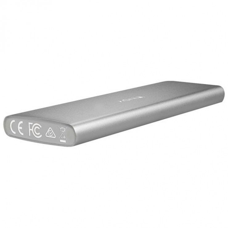 Imagine Rack extern pentru SSD M.2 la USB-C 3.1 Aluminiu, Lindy L43097-1
