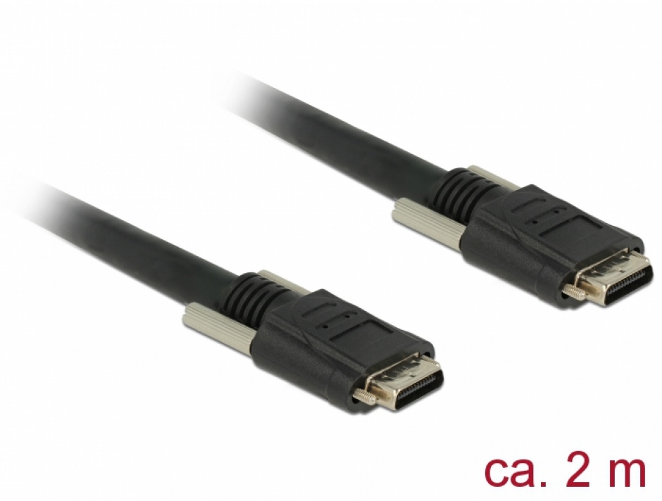Imagine Cablu Camera Link SDR la SDR PoCL 2m negru, Delock 85648