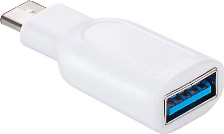 Imagine Adaptor USB-C 3.0 la USB-A T-M Alb, Goobay 66262