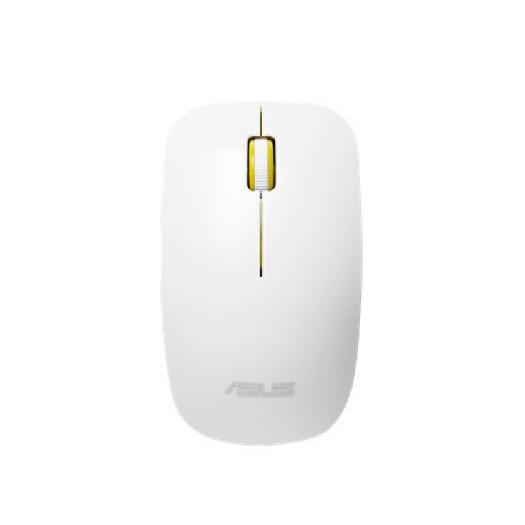 Imagine Mouse optic wireless Glossy White-Yellow, ASUS WT300