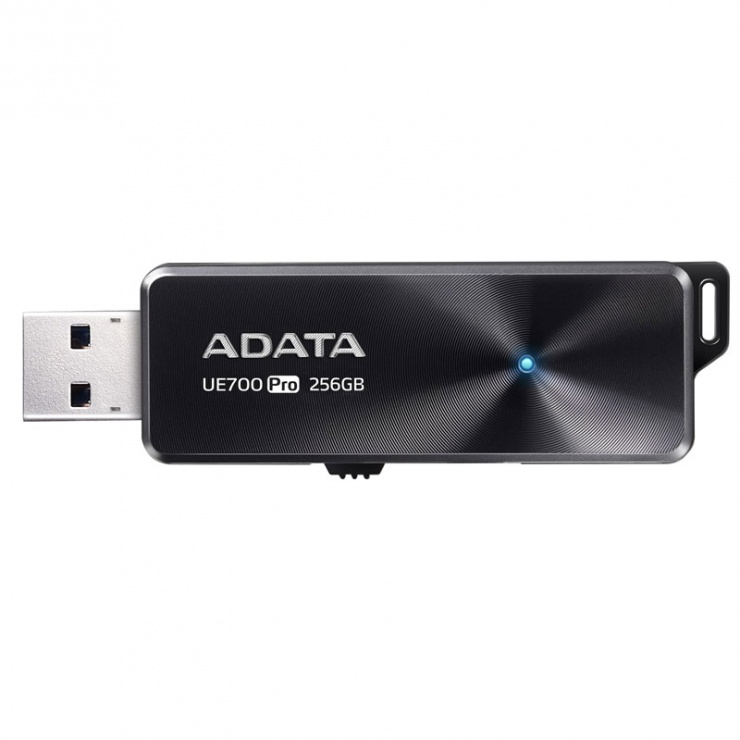 Imagine Stick USB 3.1 256GB retractabil Black, ADATA UE700 Pro