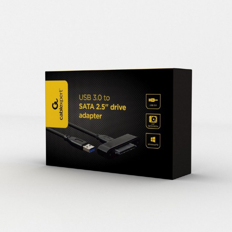 Imagine Adaptor USB 3.0 la SATA 22 pini pentru HDD/SSD 2.5" GoFlex, Gembird AUS3-02-6
