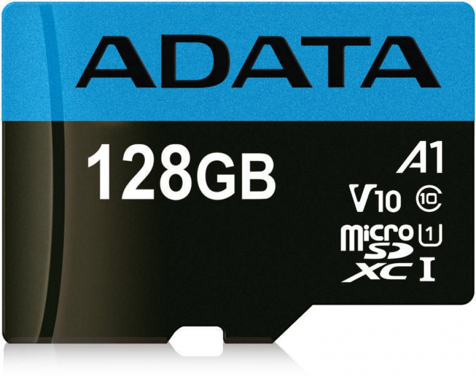 Imagine Card de memorie MicroSD SDXC 128GB clasa 10 + adaptor SD, ADATA