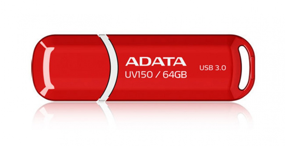 Imagine Stick USB 3.1 cu capac 64GB UV150 Rosu, ADATA AUV150-64G-RRD