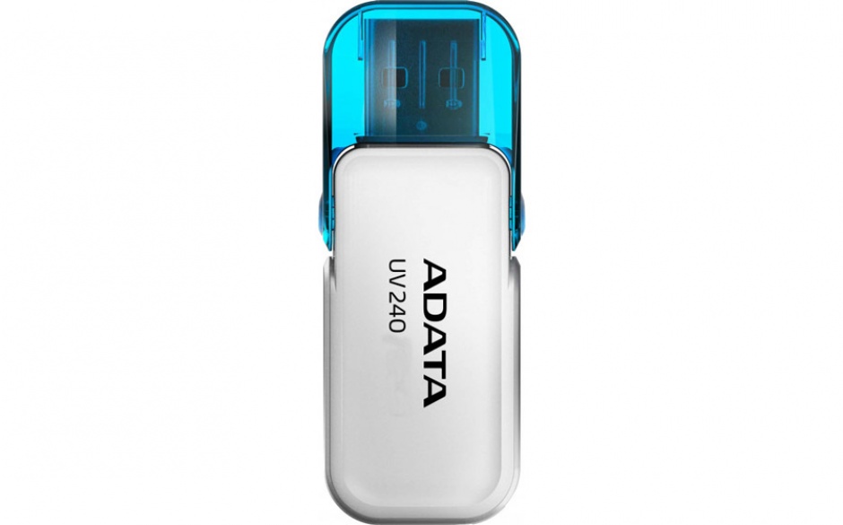 Imagine Stick USB 2.0 cu capac pliabil 32GB UV240 Alb, ADATA 