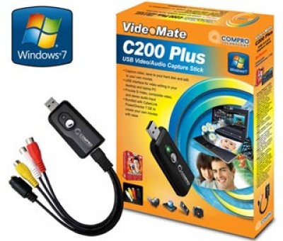 Imagine COMPRO C200 Plus USB pt. captura audio-video