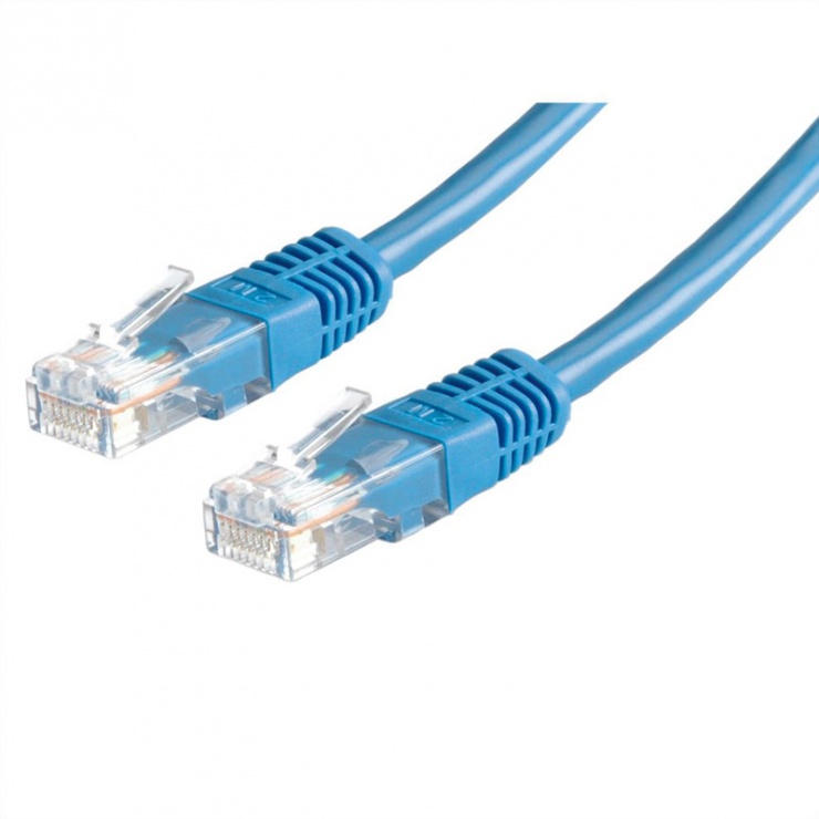 Imagine Cablu de retea RJ45 MYCON UTP Cat.6 5m Albastru, CON1564