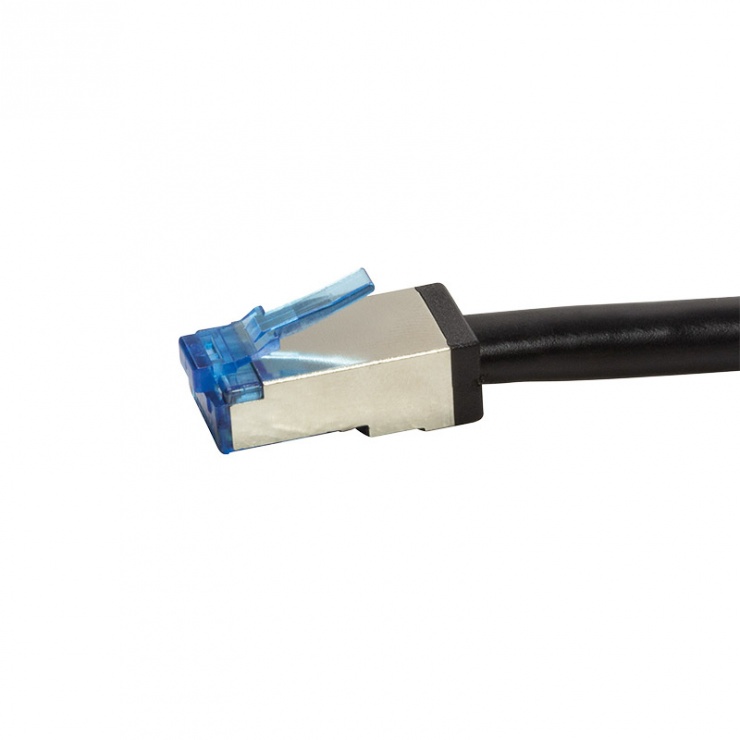 Imagine Cablu de retea S/FTP RJ45 pentru exterior CAT.6A 40m Negru, Logilink CQ7133S-1