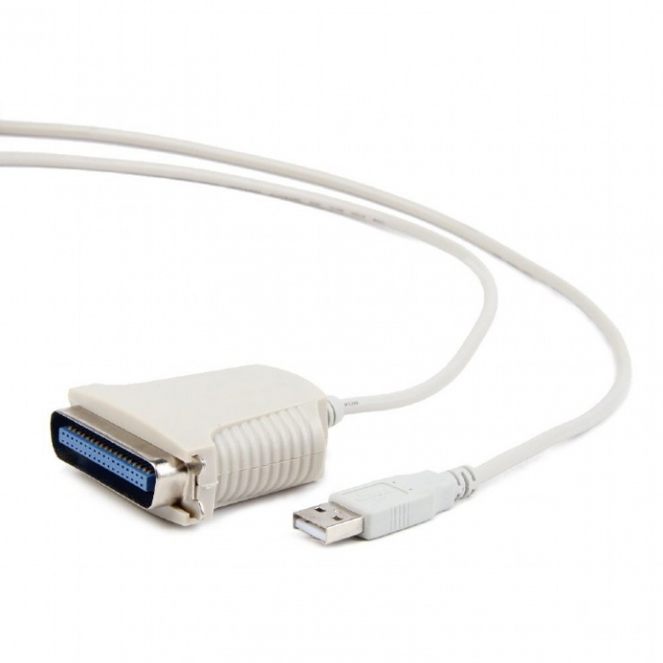 Imagine Cablu USB la paralel Centronics 36 pini 1.8m, Gembird CUM360