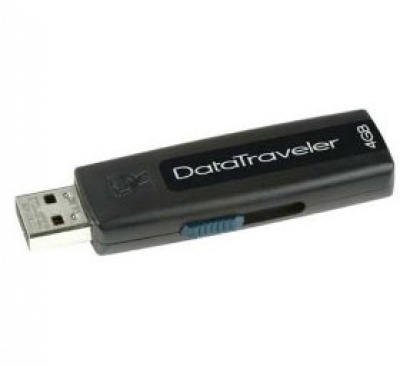 Imagine USB Flash Kingston Data Traveler 8GB, retractabil