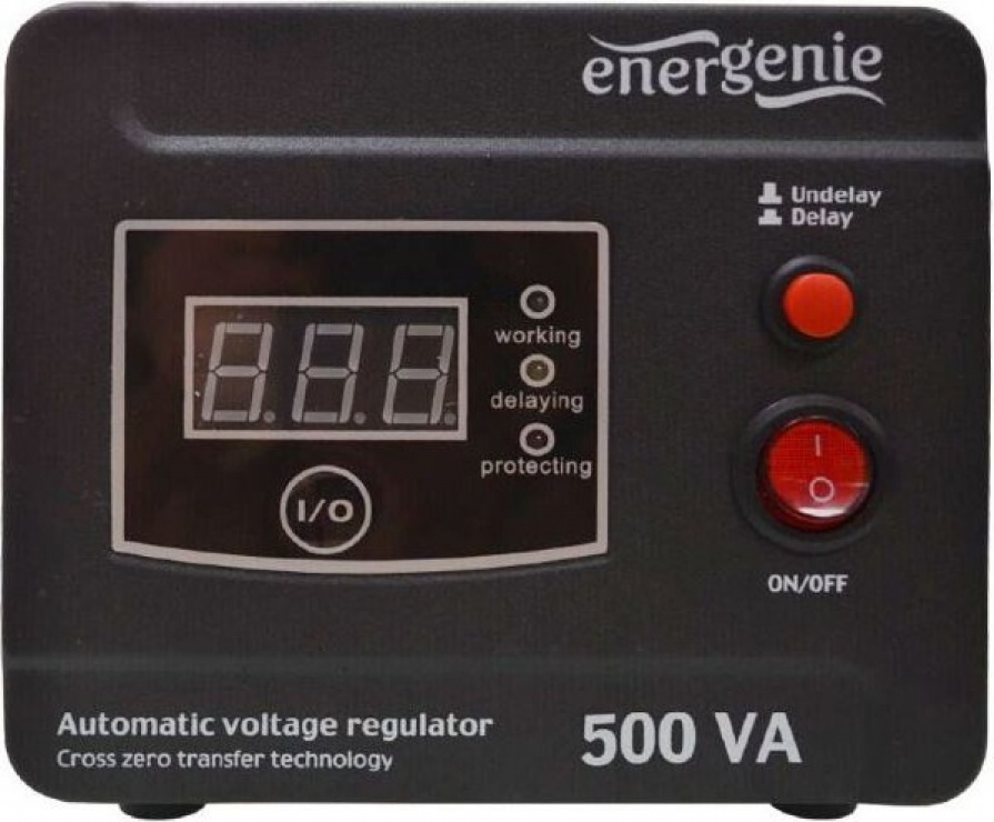 Imagine Stabilizator tensiune (AVR) 500VA/ 300W, Energenie EG-AVR-D500-01