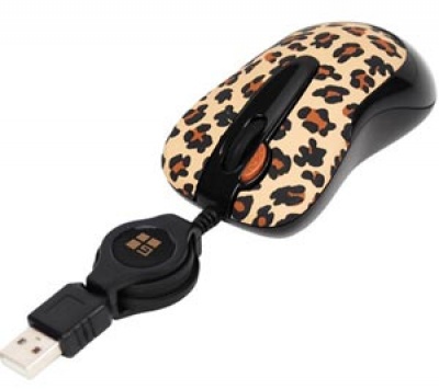 Imagine Mouse G-Cube Lux Leopard: Brown USB, G-Laser, GOL-60B