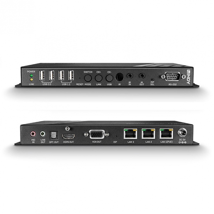 Imagine Extender 4K HDMI & USB Over IP - Receiver, Lindy L38267-2