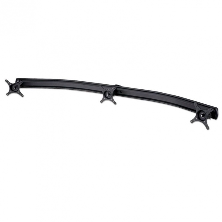 Imagine Suport (bracket) curbat pentru 3 monitoare, Lindy L40956