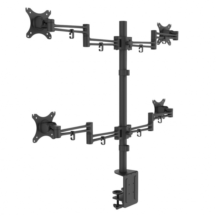 Imagine Suport 4 monitoare cu montare masa, Lindy L40967-1