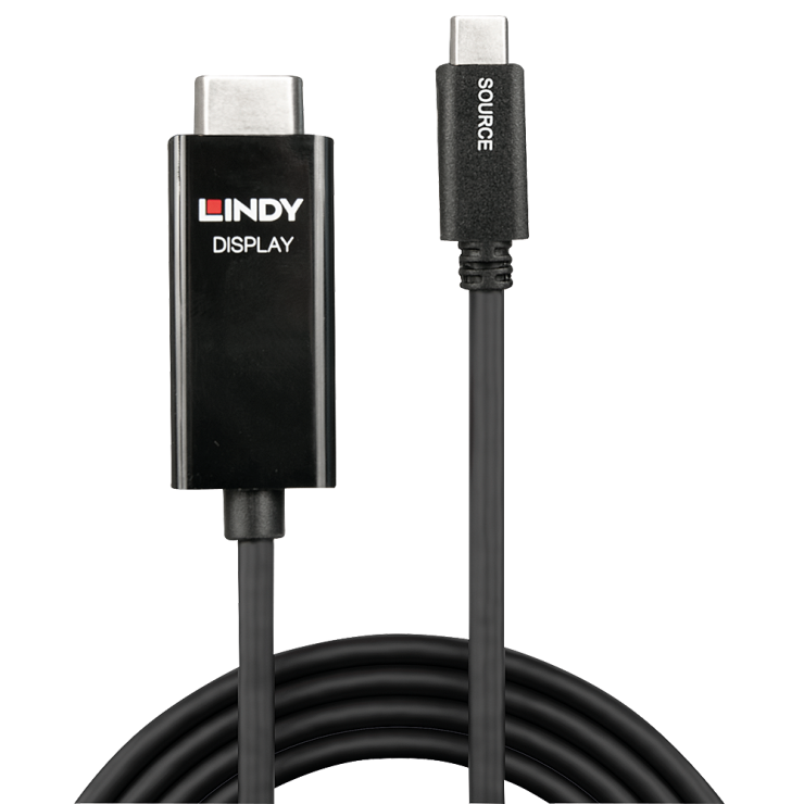 Imagine Cablu USB 3.1 tip C la HDMI 4K 0.5m, Lindy L43260-1