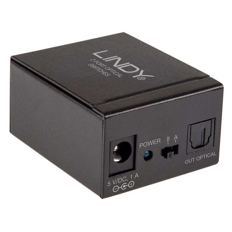 Imagine Switch audio optic Toslink 2 porturi (Dolby si DTS audio), Lindy L70434