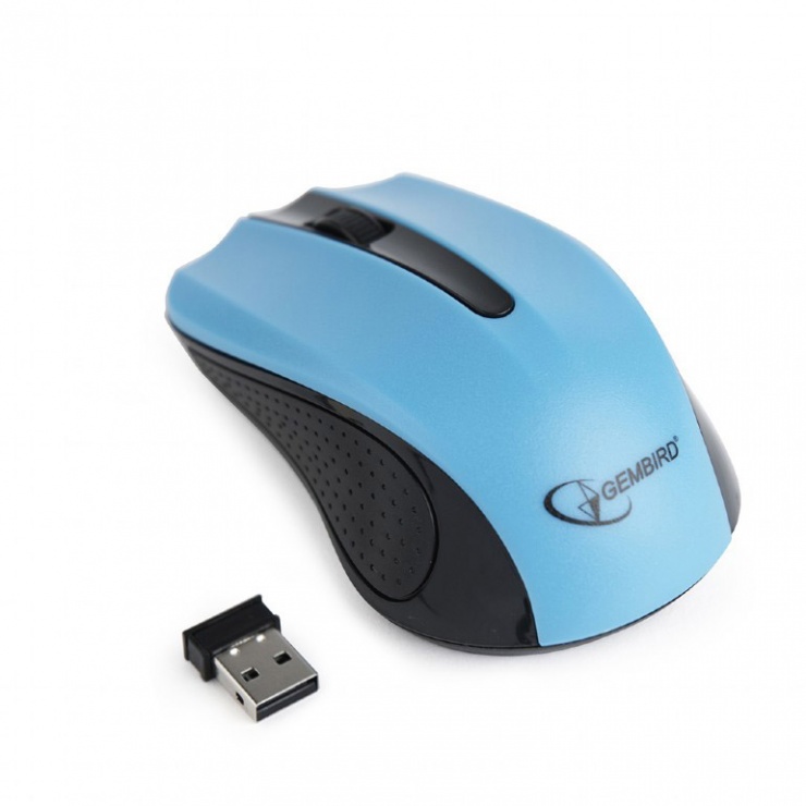 Imagine Mouse optic wireless Blue, Gembird MUSW-101-B