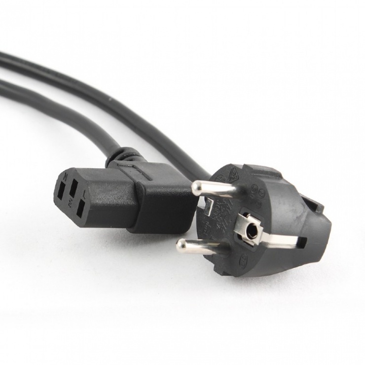 Imagine Cablu alimentare PC C13 1.8m unghi 90 grade, Gembird PC-186A-VDE