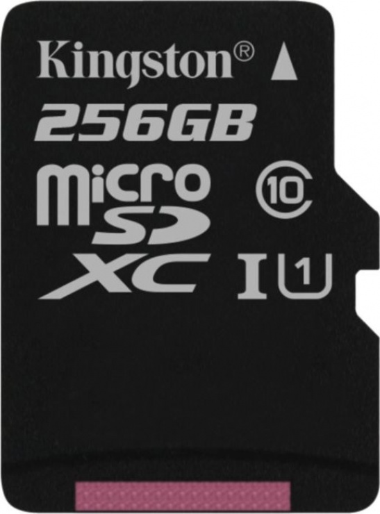 Imagine Card de memorie micro SDXC Canvas Select 256GB clasa 10, Kingston SDCS/256GBSP