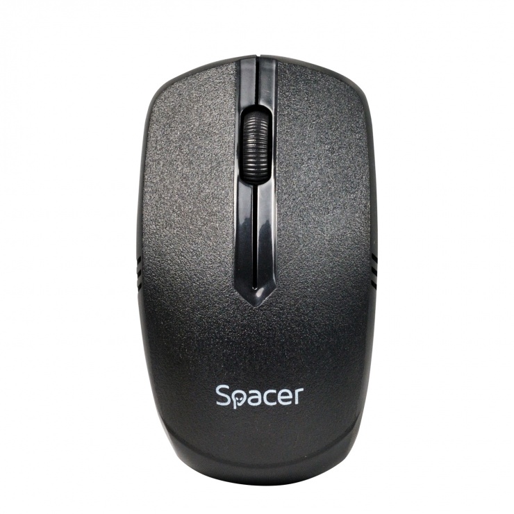 Imagine Mouse wireless 1000dpi negru, Spacer SPMO-161