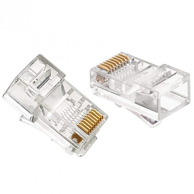 Imagine Conector RJ45 cat 6 neecranat