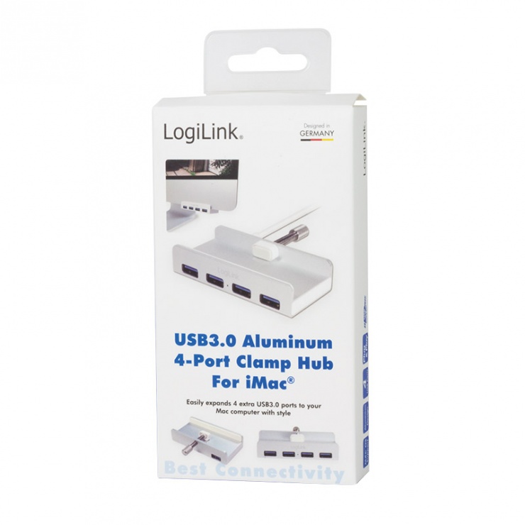 Imagine HUB USB 3.0 cu 4 porturi iMac Design, Logilink UA0300