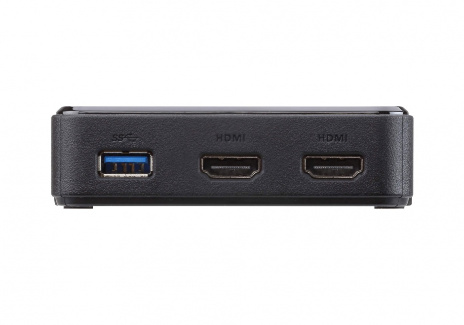 Imagine Mini Docking station USB tip C la 2 x HDMI 4K + USB-A, ATEN UH3233