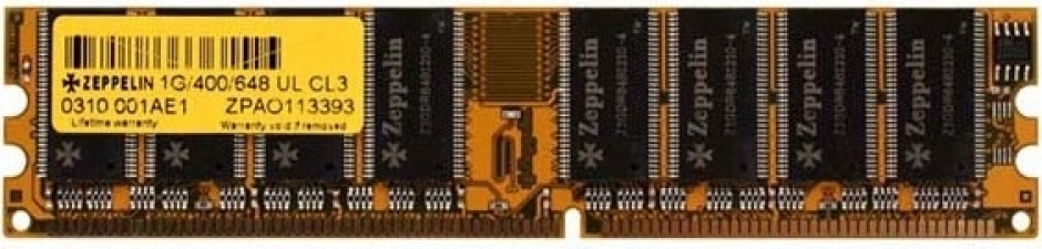 Imagine Memorie DDR400 1GB Dual channel, Zeppelin ZE-DDR1G400-b