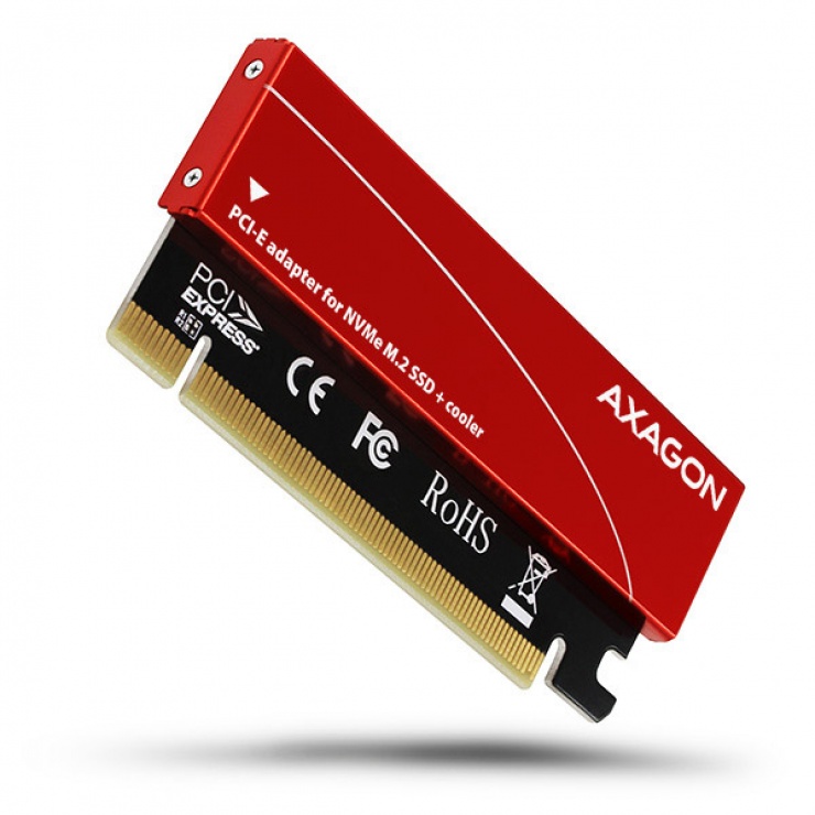 Imagine Adaptor PCI Express la M.2 NVME, Axagon PCEM2-S