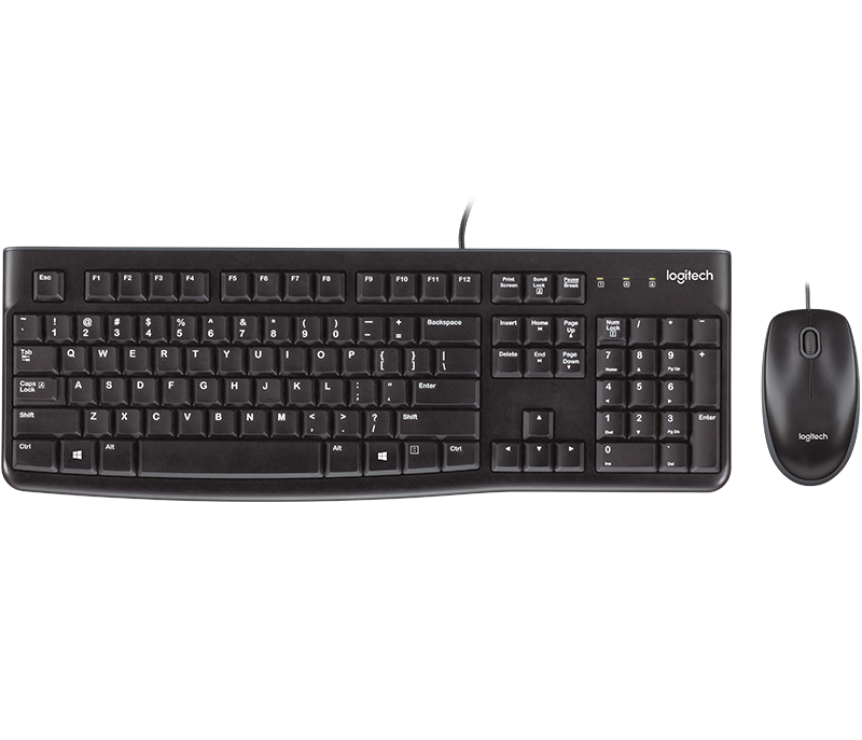 Imagine KIT Tastatura si Mouse USB MK120 Negru, Logitech 920-002563