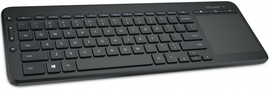 Imagine Tastatura Microsoft Wireless All-in-One negru, N9Z-00022