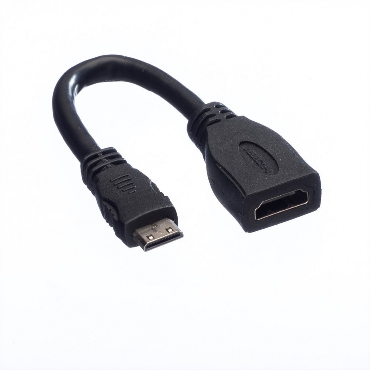 Imagine Adaptor HDMI la mini HDMI-C v1.4 M-T 15 cm, Value 11.99.5586